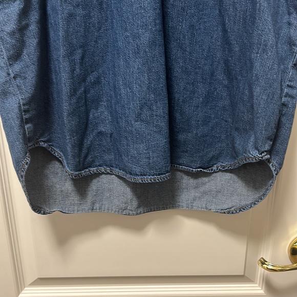 GAP Denim 100% Cotton Oversized Shirt Dress - Picture 3 of 8